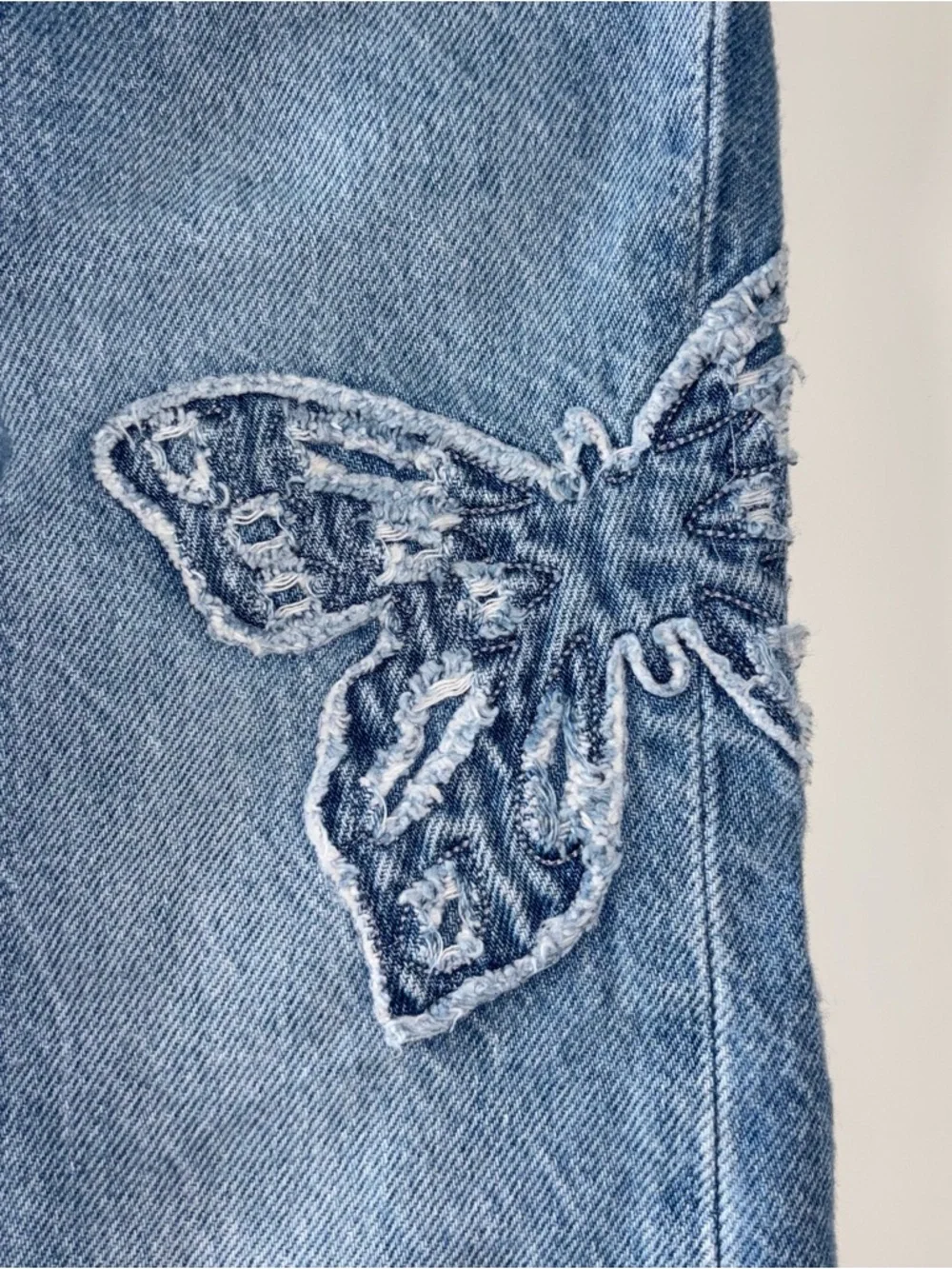 baby GAP Blue Jeans with Butterfly Patch